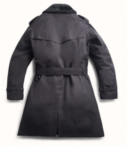 引用: http://grenfell.com/collections/contemporary/products/london-trench-coat-cotton-gabardine-with-removable-shearling-collar 
