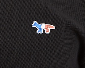 引用: https://shop.kitsune.fr/man/spring-summer-collection/t-shirts-polos.html#/product/polo-tricolor-fox-patch-black 